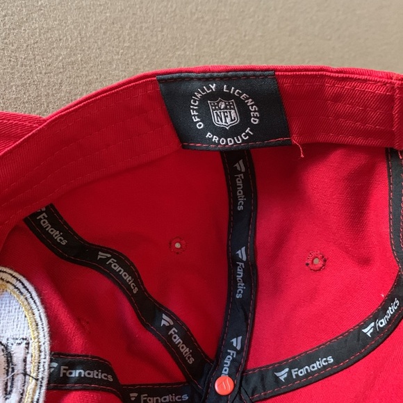 🆕 Fanatics San Francisco 49ers Adjustable Hat Officially Licensed -OS - Picture 6 of 7